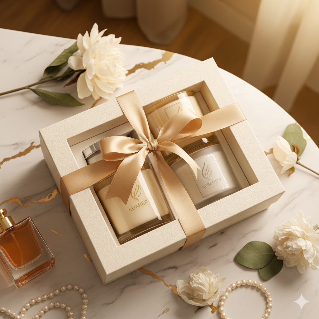 scented candle gift box